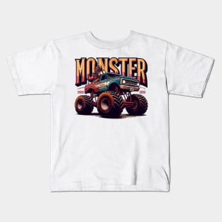 Monster Truck Kids T-Shirt